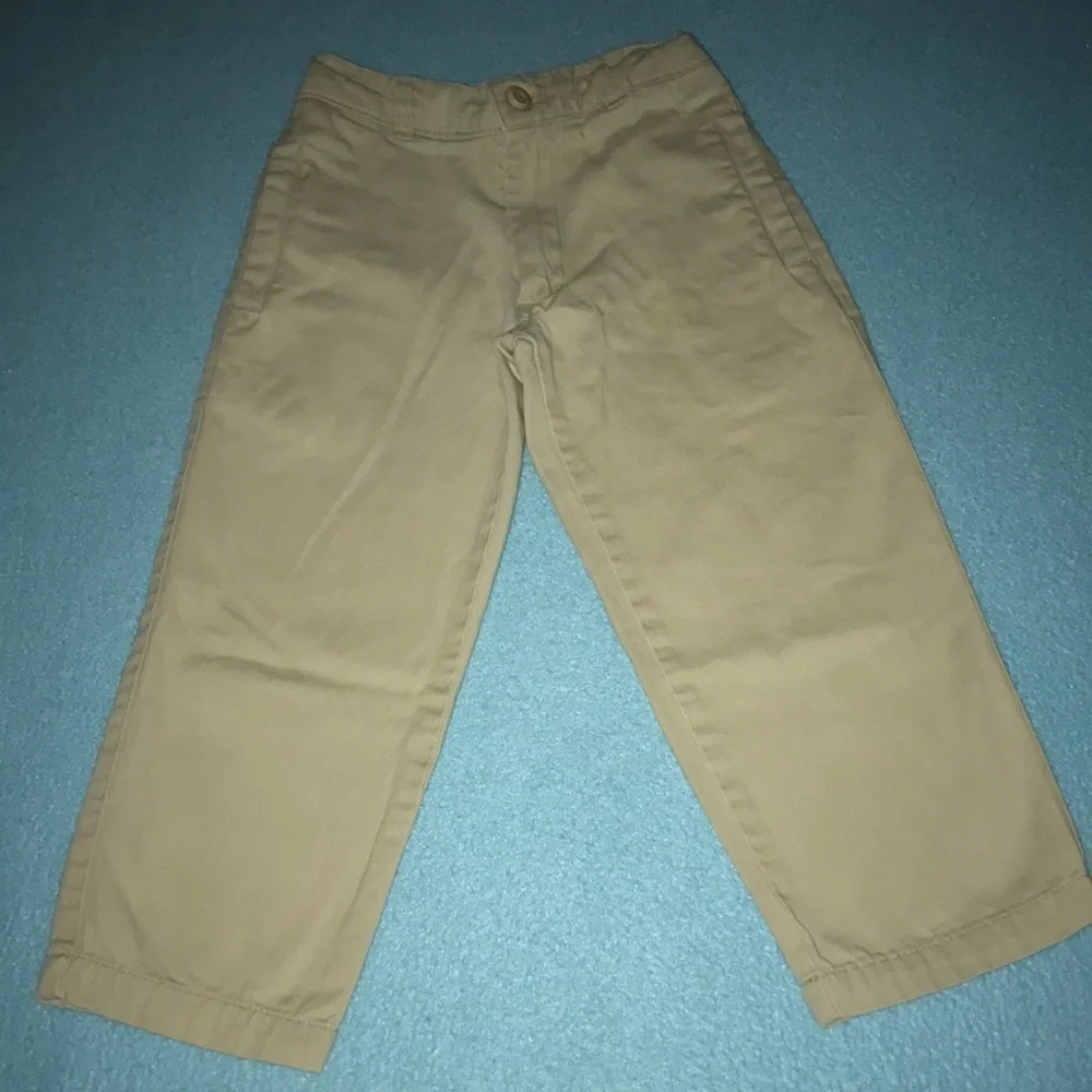 THE Children’s Place elastic waistband pull on tan pants size 4